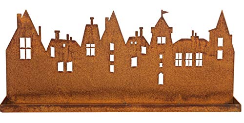 Edelrost Lichterhäuser Windlicht Gartendeko rostige Deko Kerzenhaus Häuserzeile rostige Deko Edelrost Lichterhäuser Windlicht Gartendeko rostige Deko Kerzenhaus Häuserzeile rostige Deko von Bornhöft