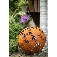 Gartenkugel Set 30cm + 40cm Blumenkugel Blume Metall Rost Gartendeko Edelrost Dekoration Garten Dekokugel Eisen Rostige Gartenkugel Set 30cm + 40cm Blumenkugel Blume Metall Rost Gartendeko Edelrost Dekoration Garten Dekokugel Eisen Rostige von Bornhoeft