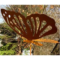 Gartenstecker Riesen Schmetterling 80cm Spannweite Beetstecker Topfstecker Metall Rost Gartendeko Edelrost Rostige Dekoration Gartenstecker Riesen Schmetterling 80cm Spannweite Beetstecker Topfstecker Metall Rost Gartendeko Edelrost Rostige Dekoration von Bornhoeft