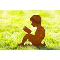Lesender Junge Edelrost Gartenstecker Gartendeko Aus Rost-Metall Deko Rostoptik Rostfiguren Rostfiguren Garten Rostdeko Buch Lesender Junge Edelrost Gartenstecker Gartendeko Aus Rost-Metall Deko Rostoptik Rostfiguren Rostfiguren Garten Rostdeko Buch von Bornhoeft