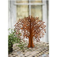 Metall Rost Gartendeko Edelrost Rostige Garden Deko Baum Lebensbaum Tischdeko Rostoptik Groß von Bornhoeft