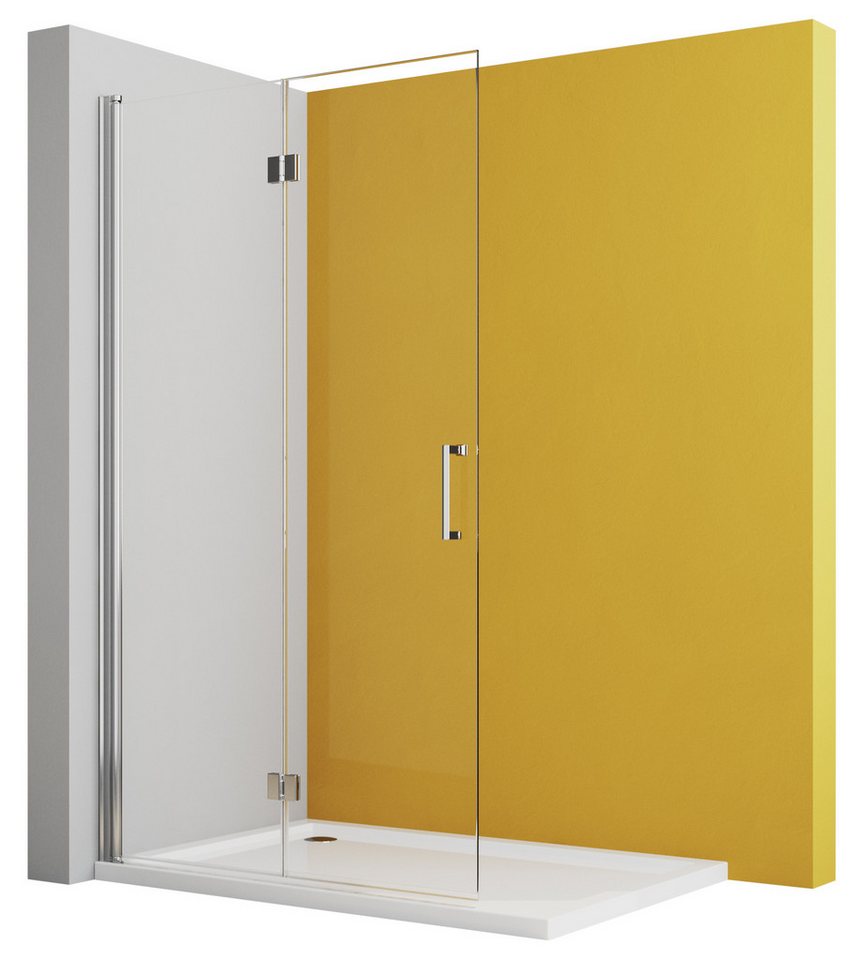 Boromal Walk-in-Dusche Duschwand Duschkabine Glaswand Duschtür Duschtrennwand, Sicherheitsglas, mit Antikalk-Versiegelung Boromal Walk-in-Dusche Duschwand Duschkabine Glaswand Duschtür Duschtrennwand, Sicherheitsglas, mit Antikalk-Versiegelung von Boromal