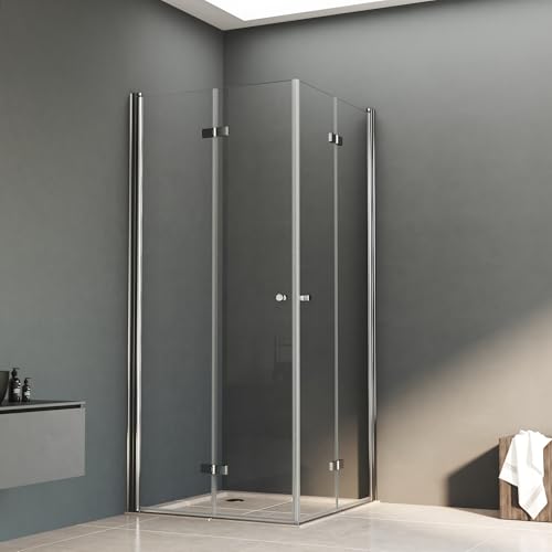 Duschkabine 80x120x185cm Falttür Duschkabine Eckeinstieg Drehtür Falttürkabine 6mm ESG Glas Drehfalttür Duschabtrennung Duschwand Duschkabine 80x120x185cm Falttür Duschkabine Eckeinstieg Drehtür Falttürkabine 6mm ESG Glas Drehfalttür Duschabtrennung Duschwand von Boromal