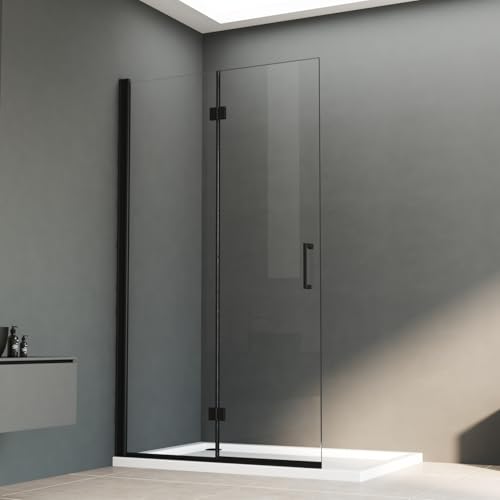 Walk in Dusche Walk in Duschwand 100x195cm Faltbar Duschabtrennung Duschkabine Faltwand Drehfalttür Faltdusche Glaswand Duschfaltwand 6mm NANO Sicherheitsglas Glas Dusche Duschwand, Schwarz Walk in Dusche Walk in Duschwand 100x195cm Faltbar Duschabtrennung Duschkabine Faltwand Drehfalttür Faltdusche Glaswand Duschfaltwand 6mm NANO Sicherheitsglas Glas Dusche Duschwand, Schwarz von Boromal