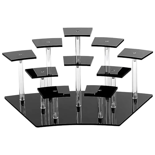 Bortivier 10-Stufiger Acryl-Präsentationsständer, Acryl-Riser-Präsentationsständer, Parfümhalter, Riser-Präsentationsregal, Mehrstufige Ständer, Langlebig, Einfache Installation, Einfach zu Bedienen Bortivier 10-Stufiger Acryl-Präsentationsständer, Acryl-Riser-Präsentationsständer, Parfümhalter, Riser-Präsentationsregal, Mehrstufige Ständer, Langlebig, Einfache Installation, Einfach zu Bedienen von Bortivier