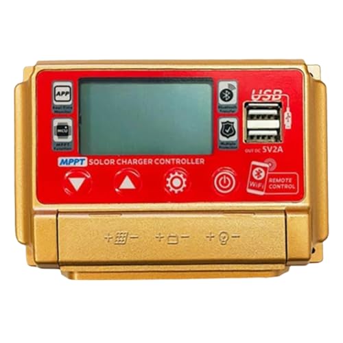 Bortivier 12/24V MPPT Solarladeregler WLAN Bluetooth Solarpanel Batterie Smart Regler 60A von Bortivier