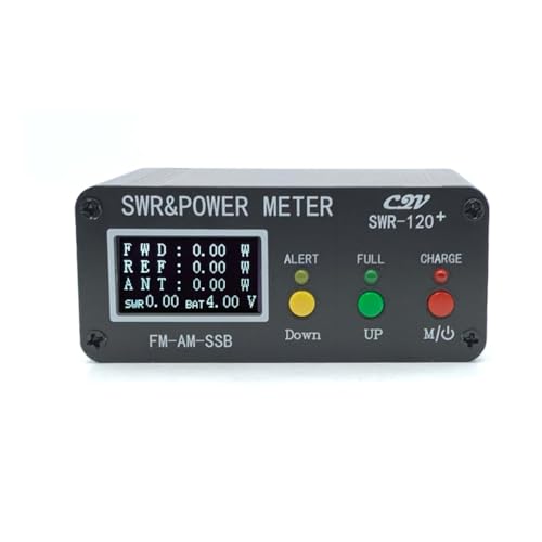 Bortivier 120 W SWR Digitales Leistungs-Stehwellenmessgerät 1,8-54 MHz Kurzwellenmessgerät FM AM SSB- Leistungsmesser-Unterstützung Einstellbar Bortivier 120 W SWR Digitales Leistungs-Stehwellenmessgerät 1,8-54 MHz Kurzwellenmessgerät FM AM SSB- Leistungsmesser-Unterstützung Einstellbar von Bortivier