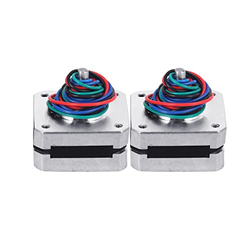Bortivier 2 StüCke 17Hs08-1004S 4 Lead Nema 17 Schritt Motor 20Mm 1A 13Ncm (18,4 Unzen In) 42 Motor Nema17 Schritt Motor für Diy 3D Drucker Cnc von Bortivier