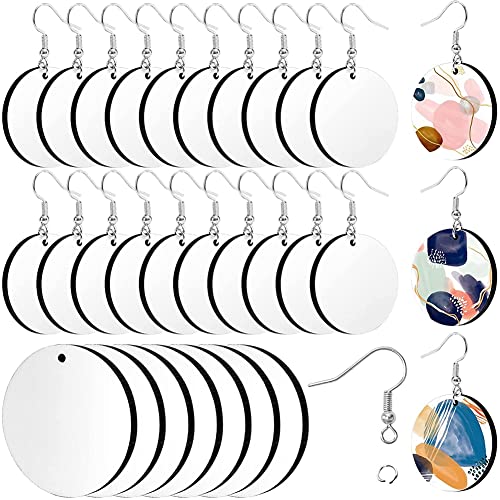 Bortivier 30 StüCk Sublimation Leerzeichen Ohrringe Runde MDF Platte WeißE Ohrringe WäRme ÜBertragung Ohrringe Unvollendet für Schmuck Mach Es Selbst Herstellung Bortivier 30 StüCk Sublimation Leerzeichen Ohrringe Runde MDF Platte WeißE Ohrringe WäRme ÜBertragung Ohrringe Unvollendet für Schmuck Mach Es Selbst Herstellung von Bortivier