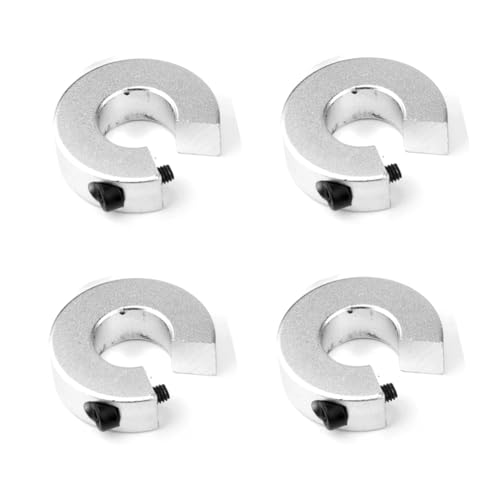 Bortivier 4 Stück SBR16 Linearschienen-Anschlagmanschetten, Wellenbegrenzungsbefestigungsringe Aus Aluminiumlegierung mit Schraube, Linearschienen-Wellenanschlagmanschetten Bortivier 4 Stück SBR16 Linearschienen-Anschlagmanschetten, Wellenbegrenzungsbefestigungsringe Aus Aluminiumlegierung mit Schraube, Linearschienen-Wellenanschlagmanschetten von Bortivier