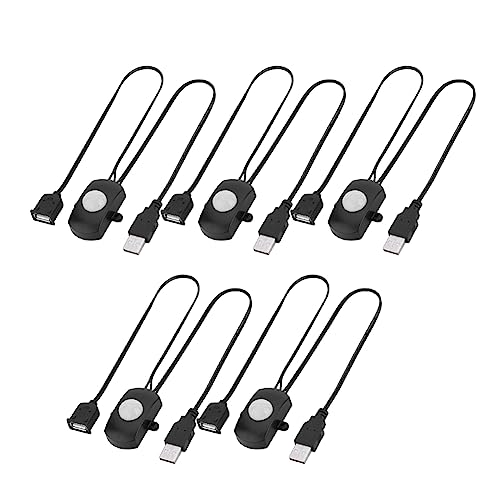 Bortivier 5 Stück Infrarot-Bewegungsmelder Sensorschalter DC 5V/12V/24V USB PIR für LED-Lichtleiste Intelligenter Körperbewegungssensor Schwarz Bortivier 5 Stück Infrarot-Bewegungsmelder Sensorschalter DC 5V/12V/24V USB PIR für LED-Lichtleiste Intelligenter Körperbewegungssensor Schwarz von Bortivier