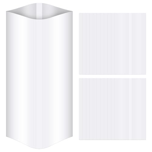 Bortivier 70 StüCke Sublimation Schrumpf Folie 5X10 WäRme üBertragung Schrumpf Folie Schrumpf Folie Beutel WeißE Schrumpf Folien BäNder für Becher von Bortivier
