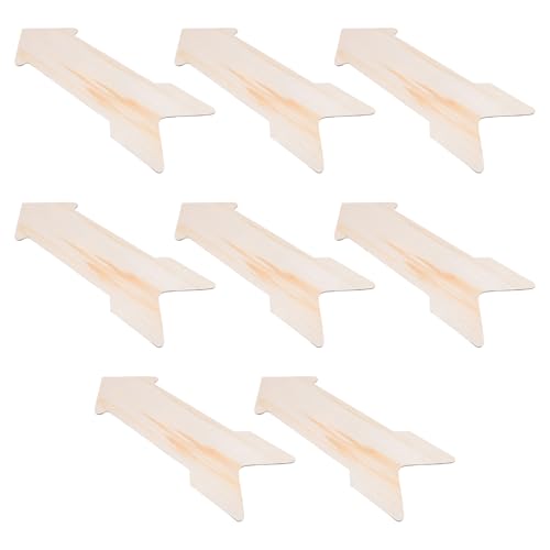 Bortivier 8 Stück Holzpfeil-Ausschnitte, Scheibe, Unvollendeter Pfeil, Holzschild, Hängende Holztafel, Holzpfeil, Scheibe, Rundes Gemäldeschild Bortivier 8 Stück Holzpfeil-Ausschnitte, Scheibe, Unvollendeter Pfeil, Holzschild, Hängende Holztafel, Holzpfeil, Scheibe, Rundes Gemäldeschild von Bortivier