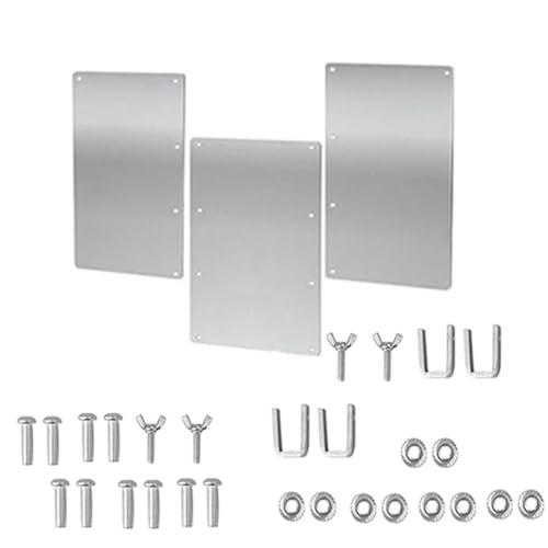 Bortivier Reflektorschild für Terrassenheizungen, Wärmefokussierender für Runde Erdgas- und Propan-Terrassenheizungen im Freien, Einfache Installation von Bortivier