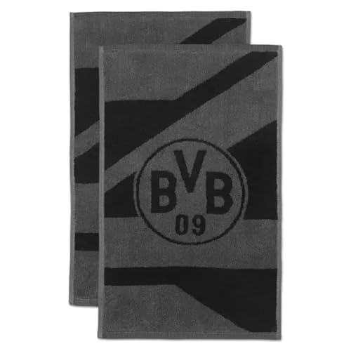 Borussia Dortmund BVB Gästetuch Handtücher 2er Set von Borussia Dortmund