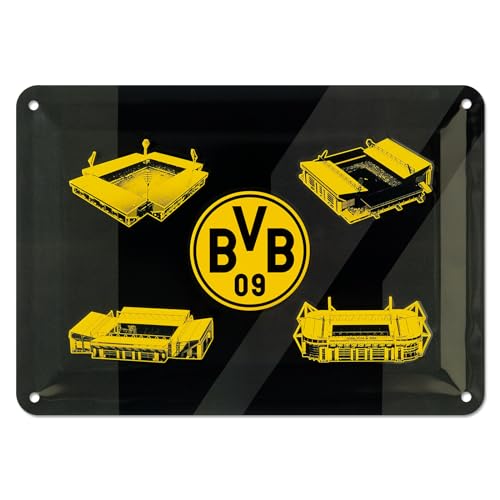 Borussia Dortmund BVB Tempel Blechschild von Borussia Dortmund