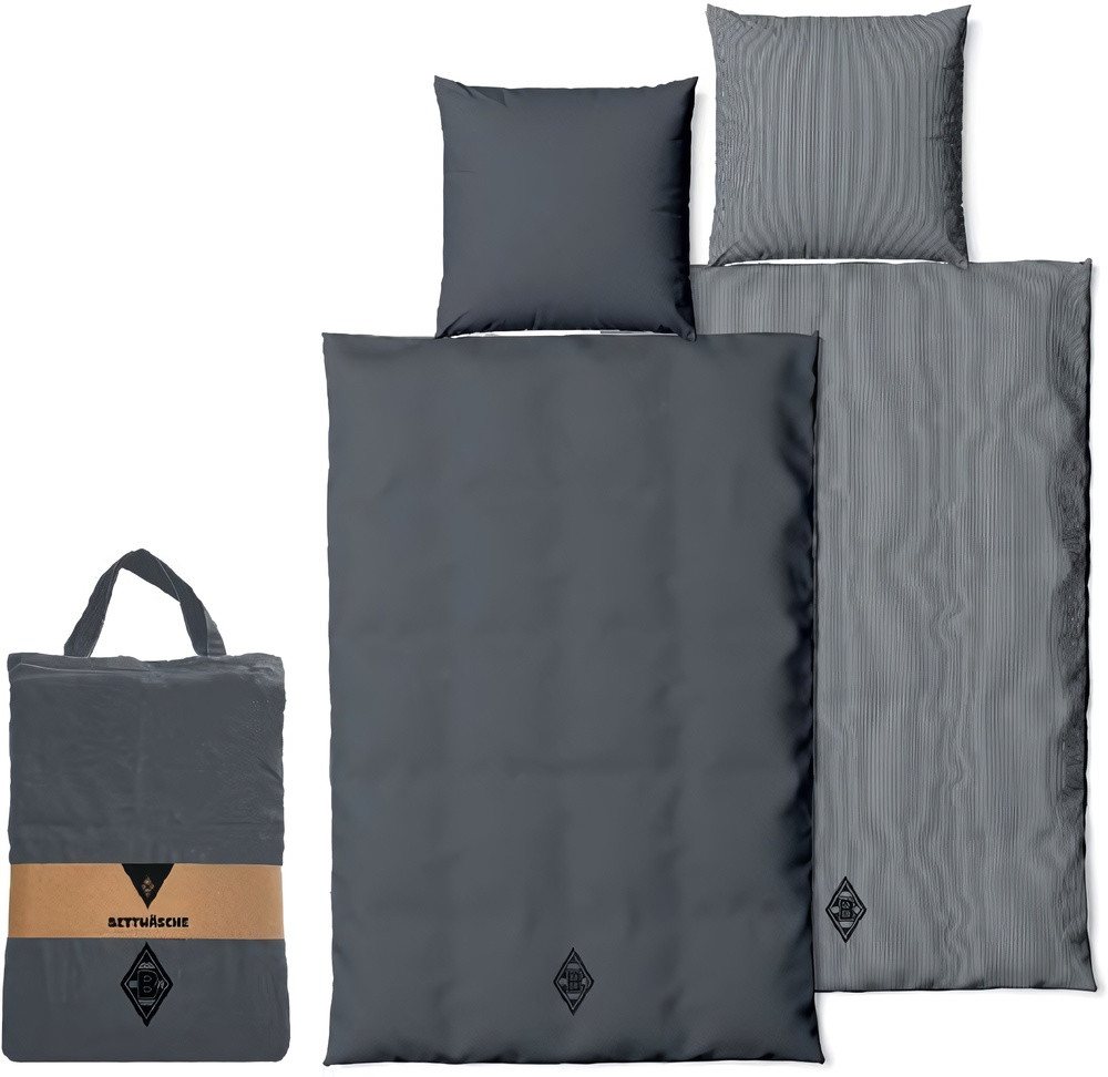 Borussia Mönchengladbach Bettwäsche Wende-Bettwäsche Cozy von Borussia Mönchengladbach