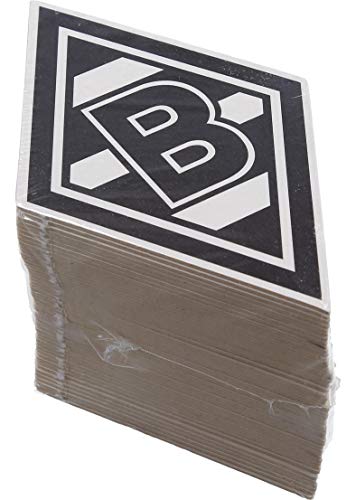Borussia Mönchengladbach Bierdeckel Raute 50er Set | Offizieller Fanartikel Fohlenshop | Rauten Design | Hochwertige Pappe | Größe 9x14,5 cm von Borussia Mönchengladbach