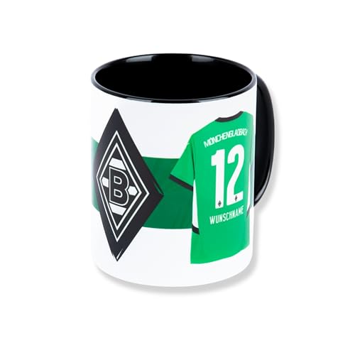 Borussia Mönchengladbach Tasse Away 24/25 personalisierbar | Offizieller Fanartikel Fohlenshop |Personalisierbar mit Name & Nummer | 0,3L | Spülmaschinen- & Mikrowellengeeignet von Borussia Mönchengladbach