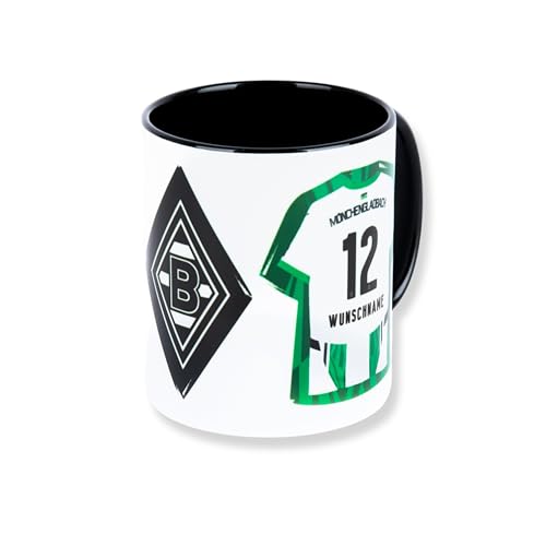 Borussia Mönchengladbach Tasse HOME 24/25 personalisierbar | Offizieller Fanartikel Fohlenshop |Personalisierbar mit Name & Nummer | 0,3L | Spülmaschinen- & Mikrowellengeeignet von Borussia Mönchengladbach