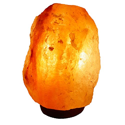 Bosalla Salz Lampe von 2 kg bis 26 kg frei wählbar Kristall Lampen Salt Range Pakistan mit Spezial Leuchtmittel und Kabel in 175 cm WEIß (2-4 kg) von BOSALLA