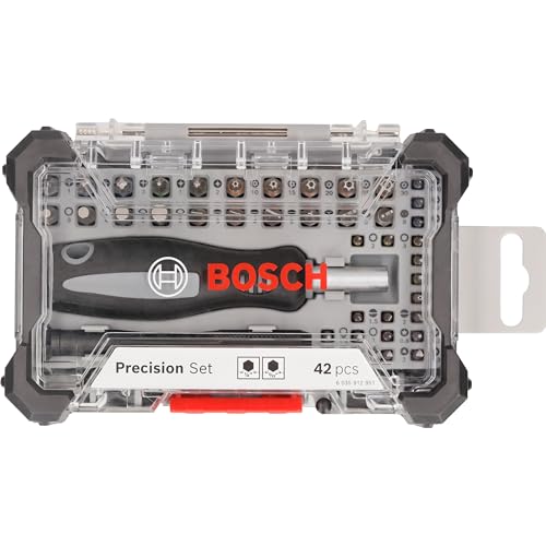 Bosch Accessories 42tlg. Schraubendreher Set Präzisions- und Standardbits (für Präzisionsschrauben, Zubehör Schrauberbits und Steckschlüssel) - Amazon Edition von Bosch