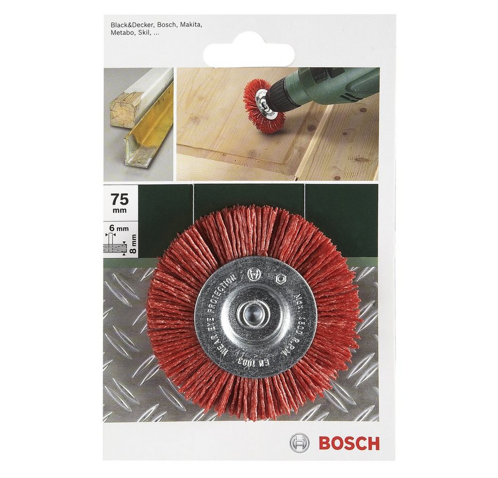 Bosch Accessories Schleifaufsatz Bosch Accessories Scheibenbürsten für Bohrmaschinen – Nylondraht mit K von Bosch Accessories