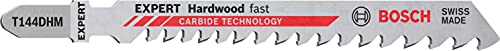 Bosch Professional 10 tlg. EXPERT ‘Hardwood Fast’ T 144 DHM Stichsägeblatt (für Hartholz, WPC Holz-Kunststoff-Verbundstoffe, Länge 100 mm, Zubehör Stichsäge) von Bosch Accessories