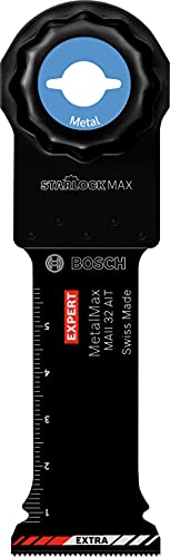Bosch Professional 10x Sägeblatt Expert MetalMax MAII 32 AIT (für Stahl, Edelstahl, Breite 32 mm, Zubehör Multifunktionswerkzeug) von Bosch Accessories