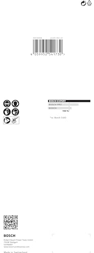 Bosch Accessories 10x Schleifpapier Expert C470 mit 8 Löchern (für Hartholz, Farbe auf Holz, 93x230 mm, Körnung 80, Zubehör Schwingschleifer) von Bosch Accessories