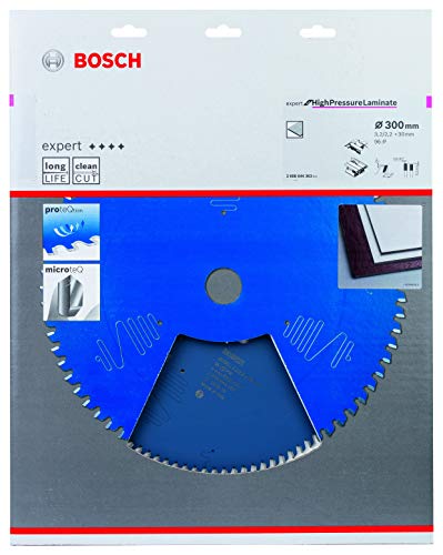 Bosch Professional 1x Kreissägeblatt Expert for High-Pressure Laminate (für Hochdrucklaminat, Sägeblatt Ø 300 x 30 x 3,2 mm, Zubehör Kapp- und Gehrungssägen) von Bosch Accessories