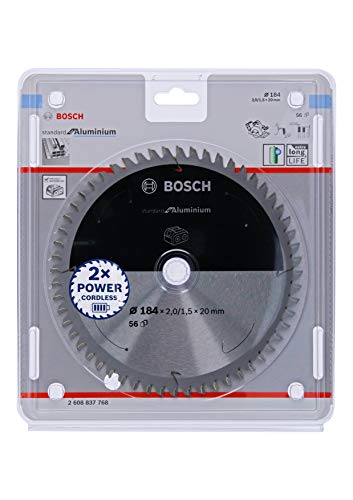 Bosch 1x PRO Aluminium Kreissägeblatt für Akku-Handkreissägen (für Aluminium, Nichteisenmetalle, Ø mm, Professional Zubehör Handkreissäge) von Bosch