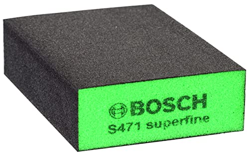 Bosch Professional 1x Schleifschwamm S471 Standard Blöcke Medium (Holz, Kunstoff und Metall, 69 x 97 x 26 mm, Zubehör Handschleifen) von Bosch Accessories