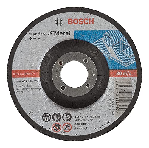 Bosch Accessories Bosch Professional 1x Standard for Metal X-LOCK Trennscheibe (für Metall, 115 x 2.5 x 22.23 mm, Gerade, Zubehör Winkelschleifer) von Bosch Accessories