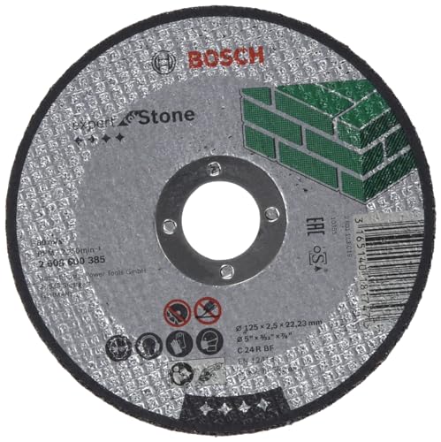 Bosch Professional 1x Trennscheibe Gerade Expert for Stone (Stein, Granit, C 24 R BF, Ø 125mm, 2.5 mm, Zubehör Winkelschleifer) von Bosch Professional