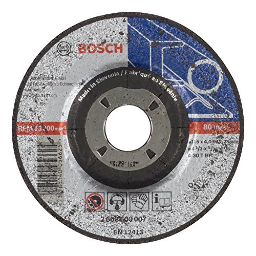 Bosch Professional 1x Schruppscheibe Gekröpft Expert for Metal (Metall, A 30 T BF, Ø 115 mm, 4.0 mm, Zubehör Winkelschleifer) von Bosch Professional
