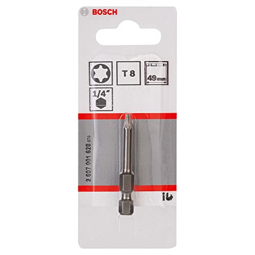 Bosch Accessories Professional Bit Extra-Hart für Innen-Torx-Schrauben (T8, Länge: 49 mm) von Bosch Accessories