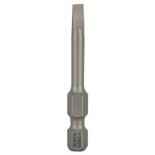 Bosch Professional Bit Extra-Hart für Längsschlitz-Schrauben (S0,6 x 4,5; Länge: 49 mm, 3 Stück) von Bosch Professional
