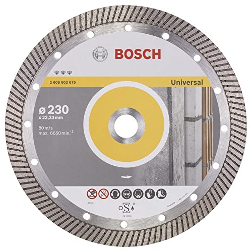 Bosch Professional Diamanttrennscheibe Best für Universal Turbo, 230 x 22,23 x 2,5 x 15 mm von Bosch Professional