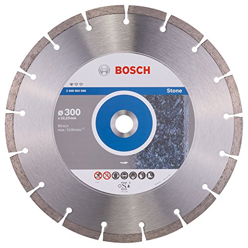 Bosch Professional Diamanttrennscheibe Standard für Stone, 300 x 22,23 x 3,1 x 10 mm, 2608602698 von Bosch Accessories