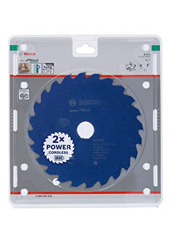 Bosch Professional 1x Kreissägeblatt Expert for Wood (Holz, Sägeblatt Ø 210 x 30 x 1,7 mm, 24 Zähne, Zubehör Akku Kreissäge) von Bosch Accessories