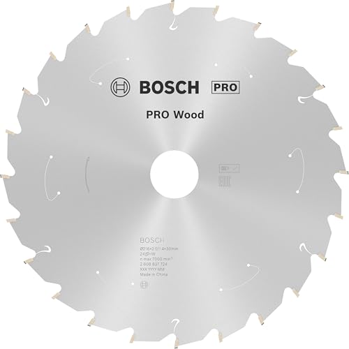 Bosch Professional 1x Kreissägeblatt Standard for Wood (Holz, Sägeblatt Ø 216 x 30 x 1,7 mm, 24 Zähne, Zubehör Akku Kreissäge) von Bosch Accessories