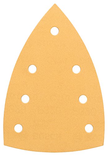 Bosch Accessories Schleifblatt für Dreieckschleifer Holz und Farbe (10 Stück, 100x150 mm, Körnung 320, C470) von Bosch Accessories