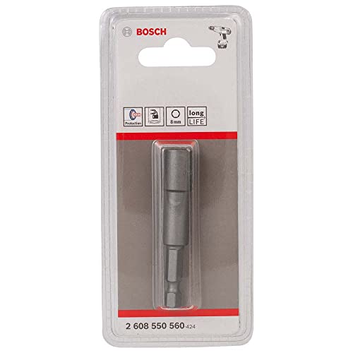 Bosch Professional Steckschlüssel für Sechskantschrauben (Schlüsselweite: 8 mm, Länge: 65 mm) von Bosch Accessories