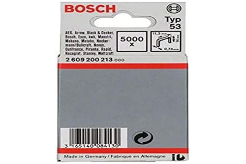 Bosch Accessories Bosch Professional Zubehör 2609200213 Feindrahtklammer Typ 53 11,4 x 0,74 x 14 mm von Bosch