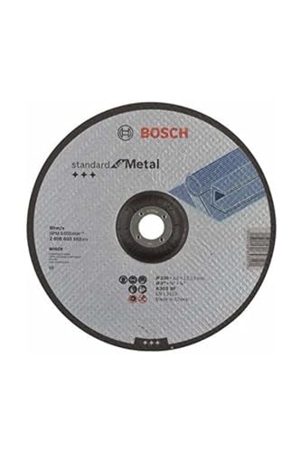 Bosch Professional 1x Standard for Metal Trennscheibe (für Metall, Ø 230 x 3 x 22,23 mm, Gekröpft, Zubehör Winkelschleifer) von Bosch Professional