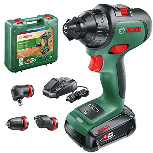 Bosch Home and Garden Bosch Akkuschrauber AdvancedDrill 18 Set (mit Akku, 18 Volt System, 3 Aufsätze, im Koffer) von Bosch Home and Garden