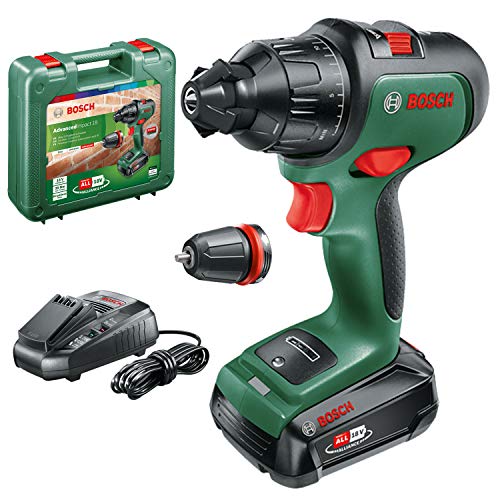 Bosch Home and Garden Bosch Akku Schlagbohrmaschine AdvancedImpact 18 (1 Akku, 18 Volt System, im Handwerkerkoffer) von Bosch Home and Garden