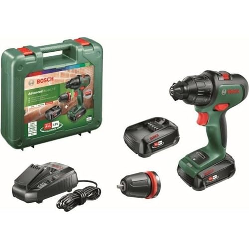 Bosch Akku Schlagbohrmaschine AdvancedImpact 18 (2 Akkus, 18-Volt-System, im Handwerkerkoffer) von Bosch