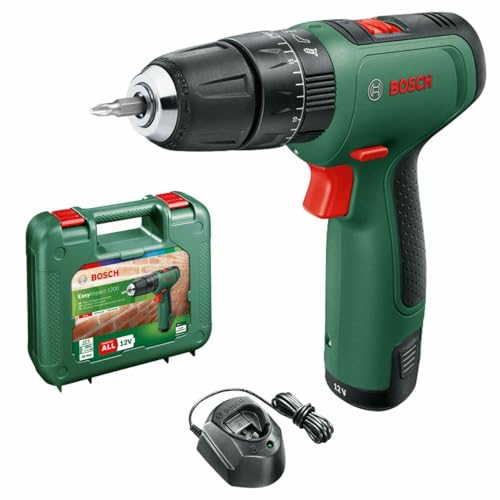 Bosch Akku Bohrschrauber EasyImpact 1200 (1x Akku, 12 Volt System, im Koffer) von Bosch